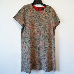 BAR III Abstract Print Shift Dress – Short Sleeve – Size L